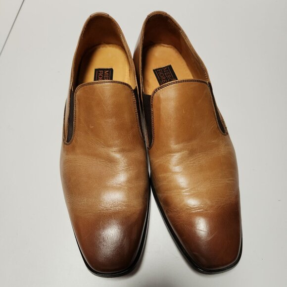 Mercanti Fiorentini Mens Loafers 8.5M Kenya Spray Tan Leather Slip-On Shoes main image 6